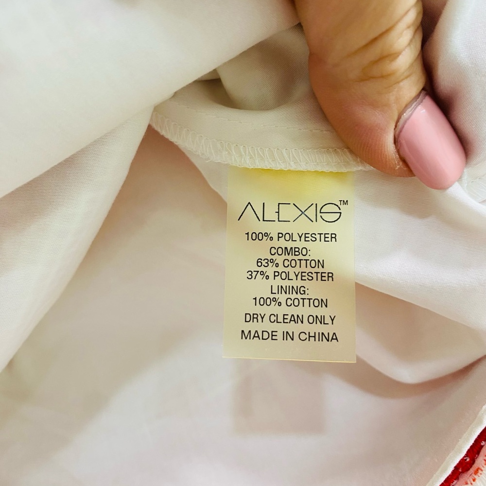 ALEXIS Anzel Skirt in Red Embroidery Size XS - Picture 8 of 8